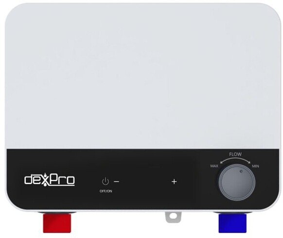 dexPro Delux 7.5kW Digital Inline Instantaneous Electric Water Heater