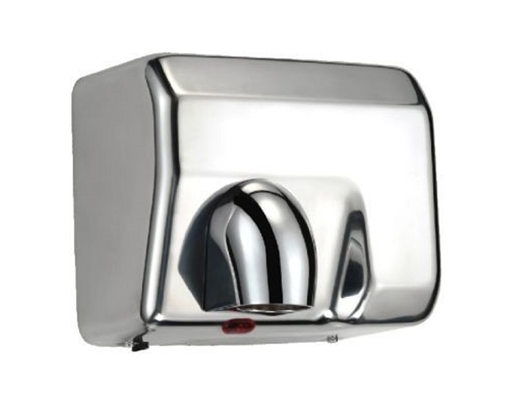 Nozzle Hand Dryer Polished Stainless Steel Automatic Start