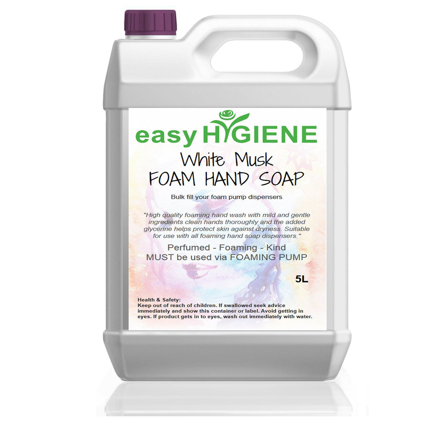 WHITE MUSK Foam Liquid Hand Soap 1x 5L FOAMING ANTIBACTERIAL