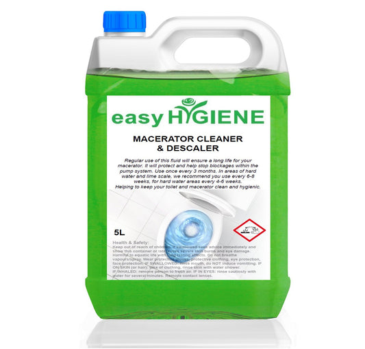 5 LITRE Macerator Toilet Descaler Cleaner for Septic Saniflo pumps