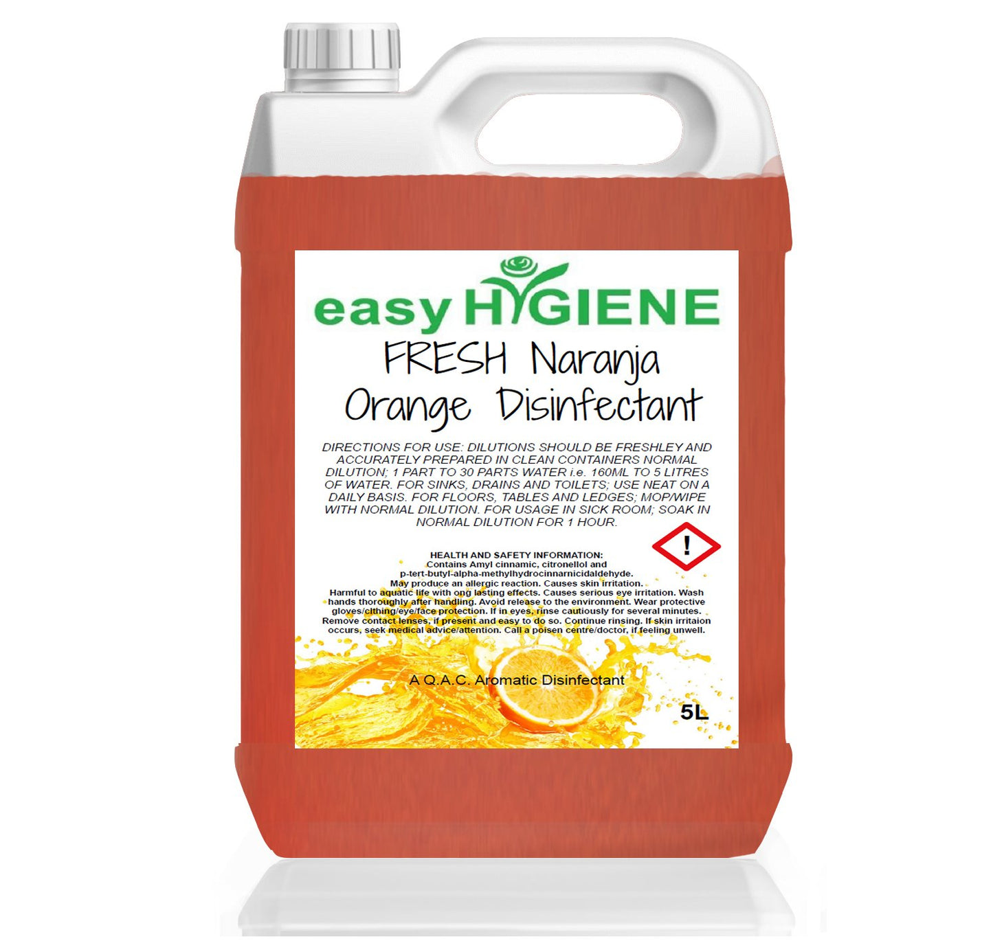 5 Litre easy HYGIENE 5L Disinfectants VARIOUS