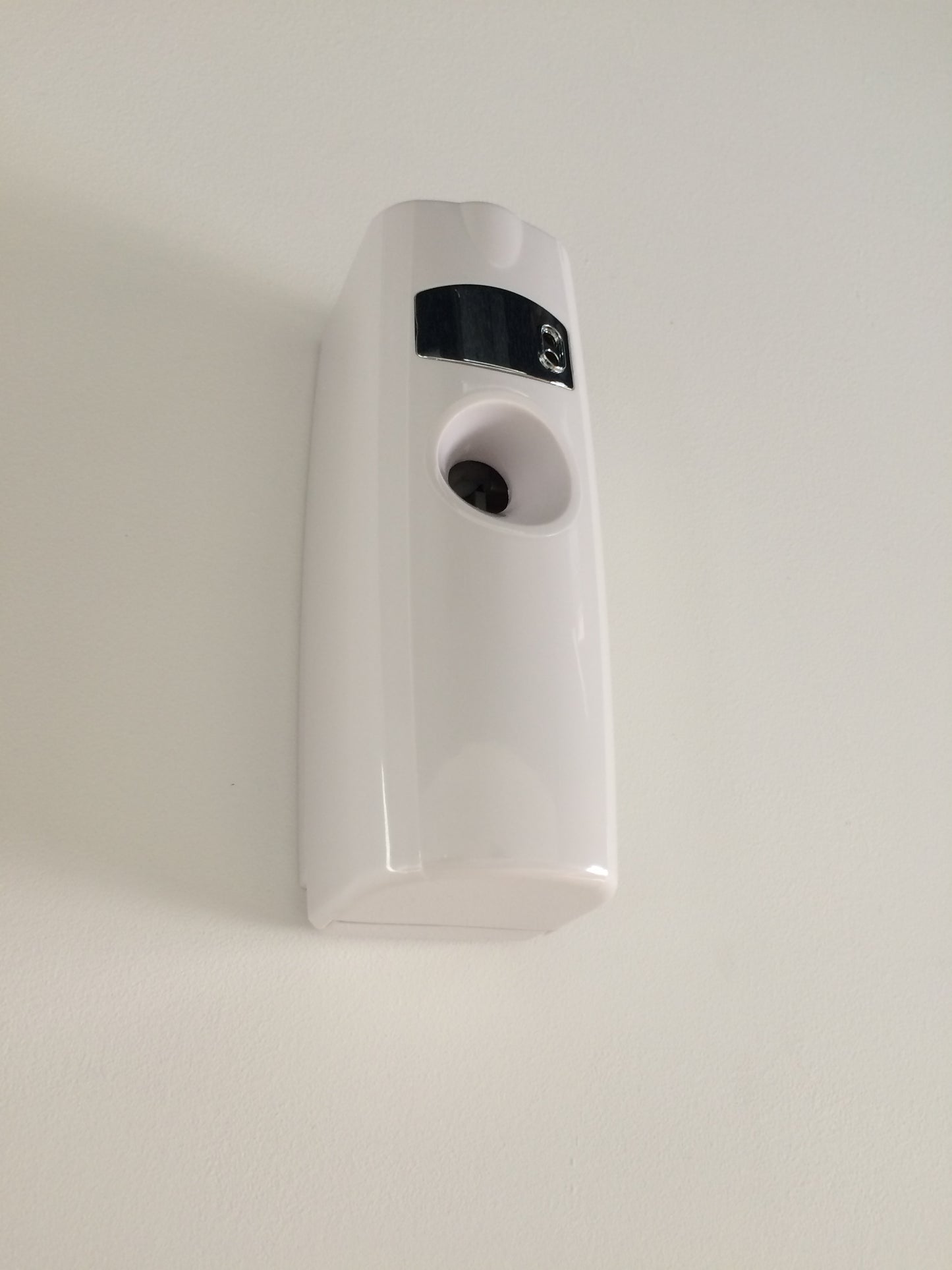 easy HYGIENE WHITE CHROME SureSpray LED Automatic Air Freshener Dispenser