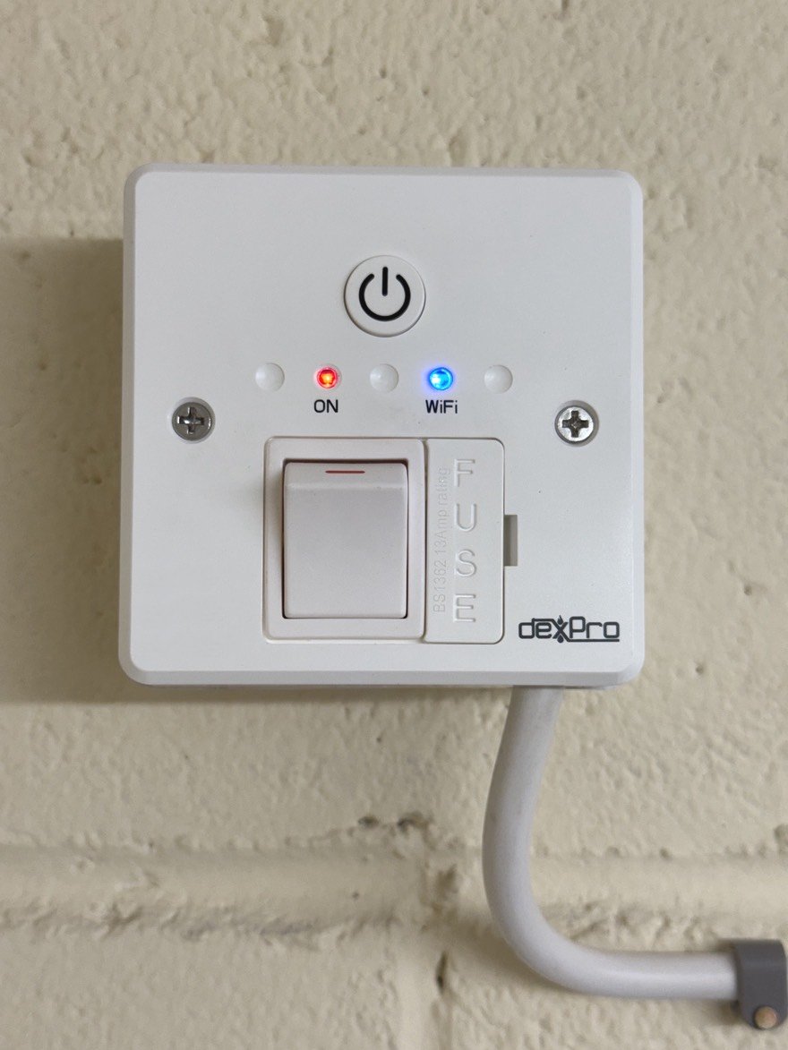 dexPro Wifi Fused Spur Timer Switch SMART 13amp