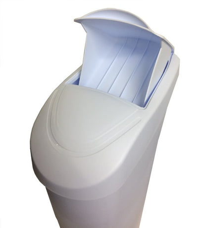 WHITE Sanitary Waste Bin Ladies + Liners Feminine Hygiene Disposal Unit Sani bins