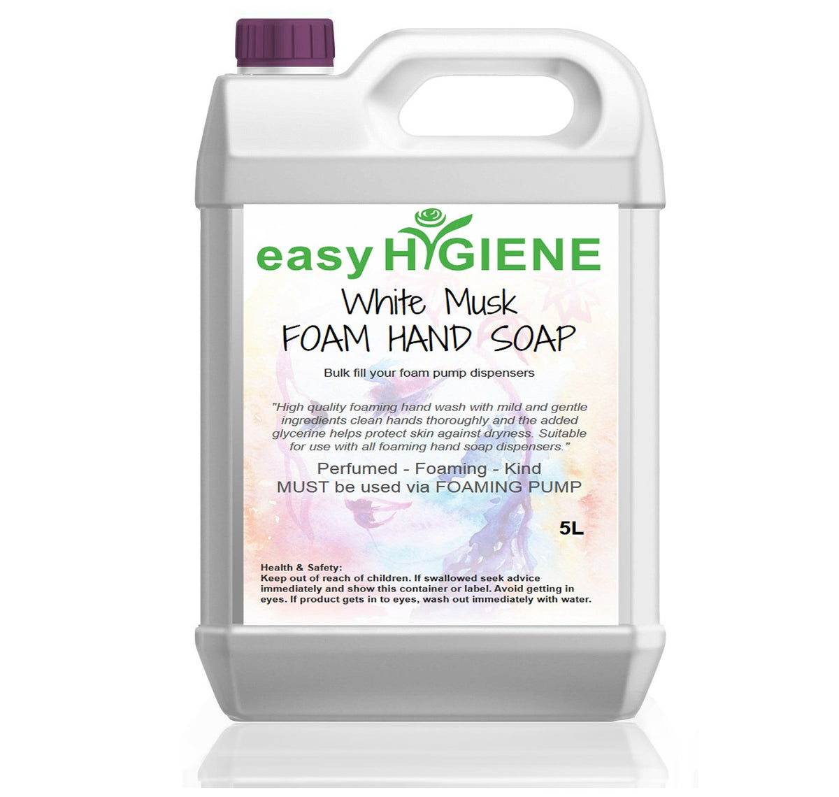 WHITE MUSK Foam Liquid Hand Soap 1x 5L FOAMING ANTIBACTERIAL – Easy Hygiene