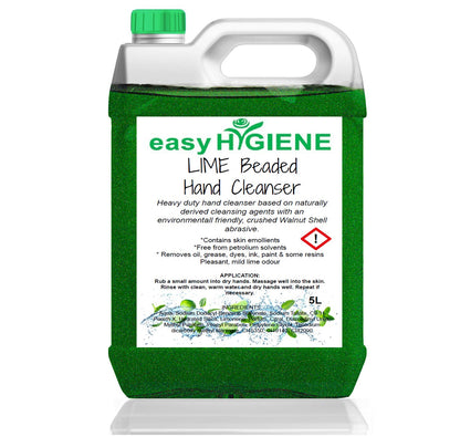 easy HYGIENE 5 Litre Lime Beaded Soap, Abrasive Hand Cleaner