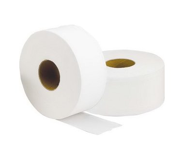 Mini Jumbo Toilet Paper, 12 Rolls Per Case, 2 Ply, 150m