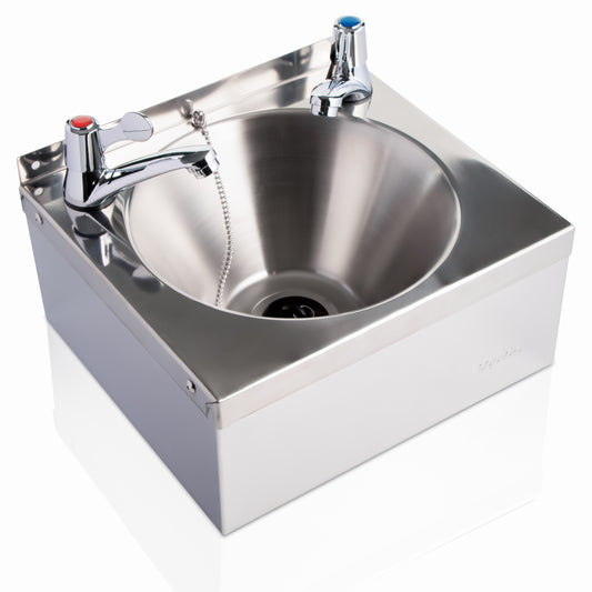 squid® S10L Stainless Steel Hand Wash Basin and waste kit