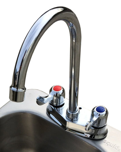 squid® S11 Counter Top Sunk Inset Stainless Steel Basin Sink Waste, Plug & Trap