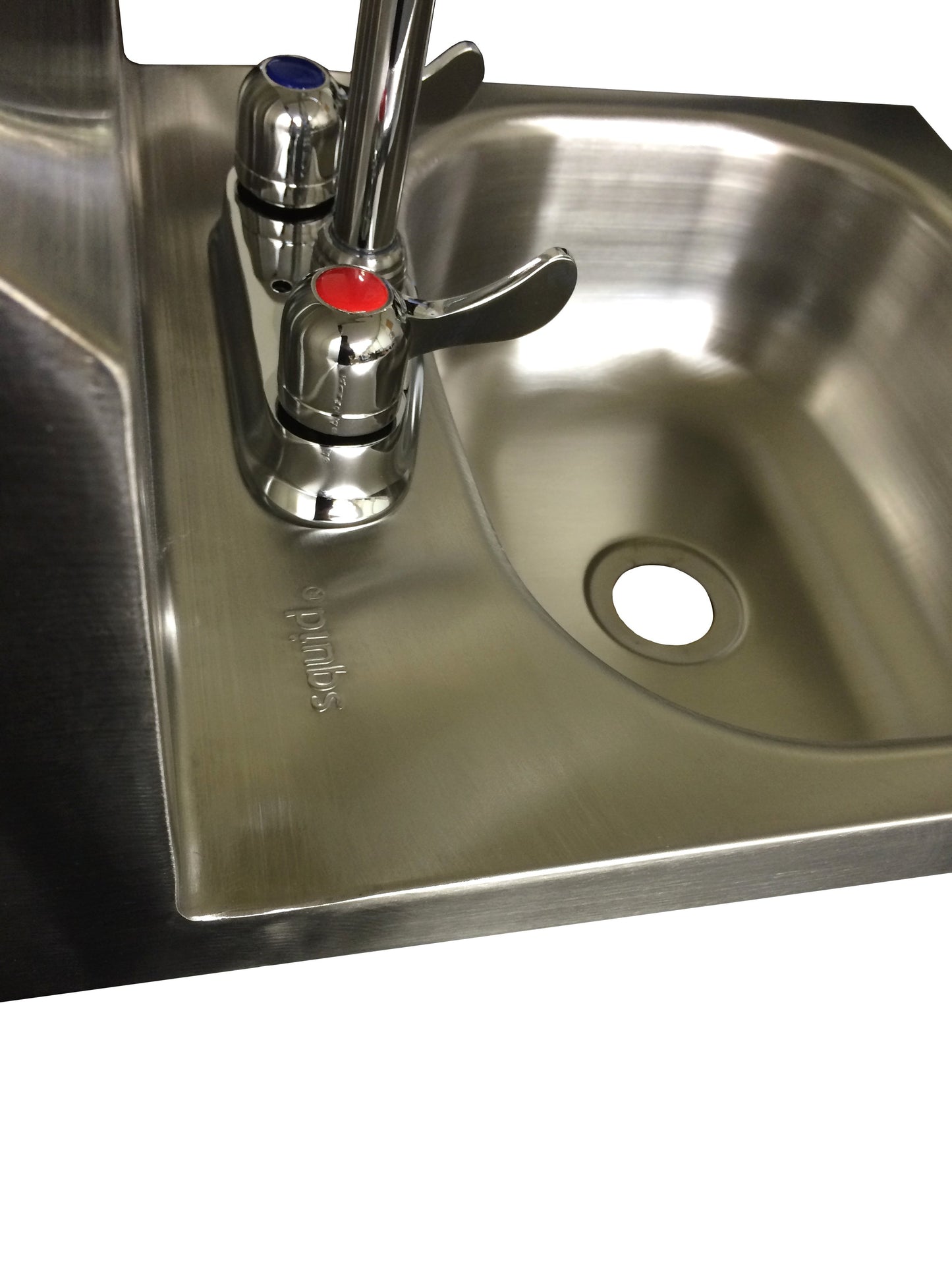 squid® S12 Counter Top Sunk Inset Stainless Steel Basin Sink Waste, Plug & Trap