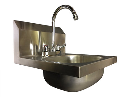 squid® S12 Counter Top Sunk Inset Stainless Steel Basin Sink Waste, Plug & Trap